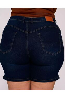 Short Feminino Plus Size Meia Coxa       - 51656