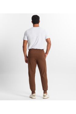 Calça Jogger Plus Size Masculina Marrom - 51682