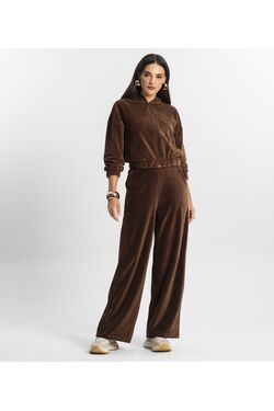 Calça Feminina Wide Leg em Plush    - 51751