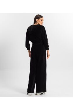 Calça Feminina Wide Leg em Plush    - 51754