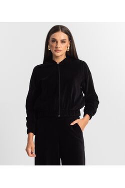 Jaqueta Slim Size Com Capuz em Plush - 51772