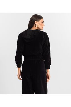 Jaqueta Slim Size Com Capuz em Plush - 51774