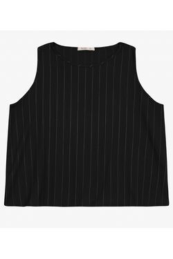 Regata Plus Size Sport Fino Risca de Giz Secret - 52436