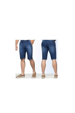 Bermuda Jogger Jeans Masculino Muito Mais