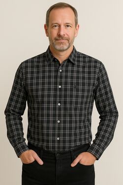 Camisa Algodão ML Xadrez Caw