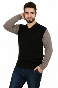 Colete MalhaTricot Preto Jaú