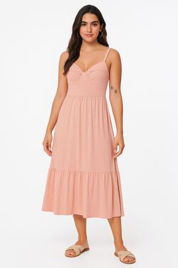 Vestido Midi Alça FitWell