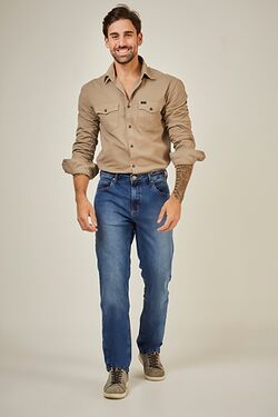 Calça Chicago Regular Fit Sky Lee