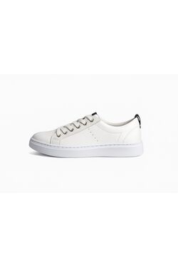 Sapatenis Feminino Couro Branco AC      