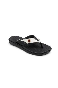 Chinelo Man Tape Preto Marfim Apuana