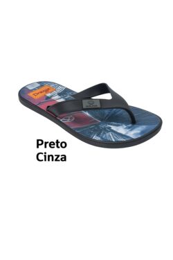 Chinelão Reto Adulto Cinza  Apuana