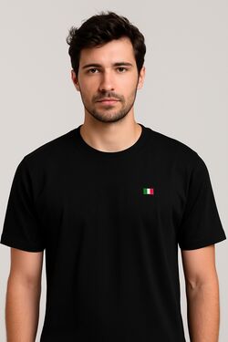 Camiseta Slim Preto La Rossi - 52890