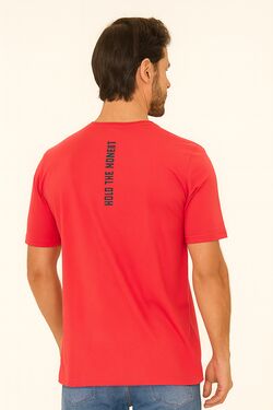 Camiseta Slim Think Cor Laranja Thoux - 52942