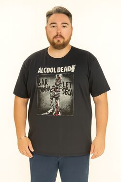 Camiseta Plus Size Thoux 100% Algodão – Estampa Dead – Masculina - 52947