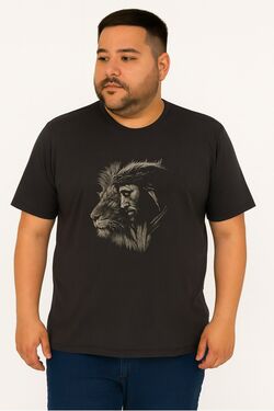 Camiseta Plus Size Thoux 100% Algodão – Estampa Cordeiro – Masculina
