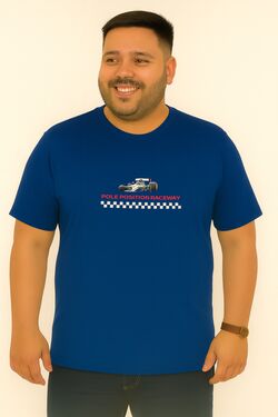 Camiseta Plus Size Thoux 100% Algodão – Estampa Pole – Masculina