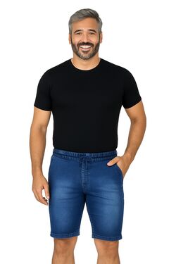 Bermuda Jogger Jeans Masculina – Muito Mais – Mega Flex
