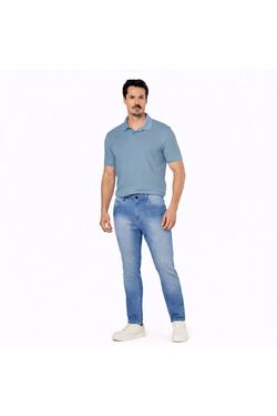 Calça Jeans Masculina Slim Classic Kdori Algodão com Elastano