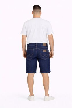 Bermuda Jeans Masculina Regular Cody Wrangler – Azul Escuro (Algodão com Lycra) - 53420