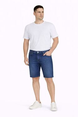 Bermuda Wrangler Texas Slim Masculina em Jeans – Corte Ajustado