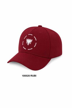 Boné Cavalera Circle Dora Vermelho em Sarja com Ajuste Flexível