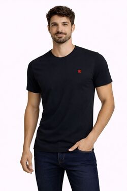 amiseta Masculina Slim Gola Careca Six One Preto – Algodão
