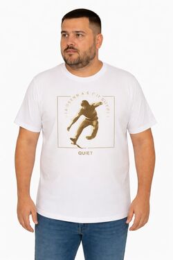 Camiseta Plus Size Thoux 100% Algodão – Estampa SK8 – Masculina
