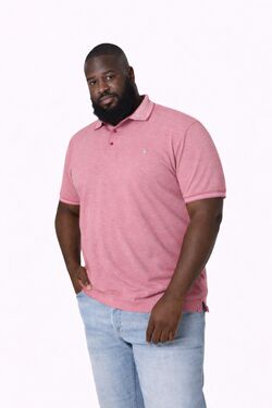 Camisa Polo Masculina Plus You Size – Piquet – Bordô – G4 