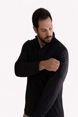 Jaqueta Masculina Plus Size Nylon Prada com Zíper e Bolsos Barcly - 53762