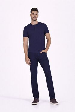 Calça Jeans Masculina Skinny Dark Blue Six One com Elastano – Lavagem Amaciada