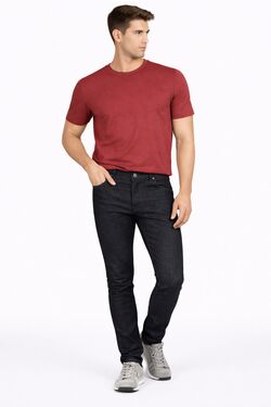 Calça Jeans Masculina Skinny Preta R Sete Black Blue com Elastano