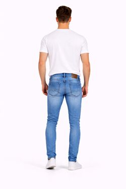 Calça Jeans Masculina Skinny Lavada R Sete com Elastano - 53816