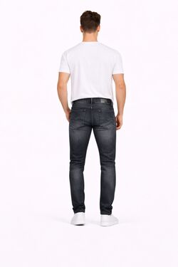 Calça Jeans Skinny Black Masculina R Sete em Moletom Confortável - 53822