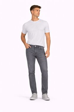Calça Jeans Masculina Skinny Cinza R Sete com Elastano Eco Cycle