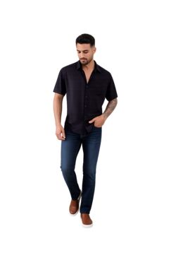 Calça Jeans Masculina Slim Fit Plus Size Six One Azul Lavado com Elastano