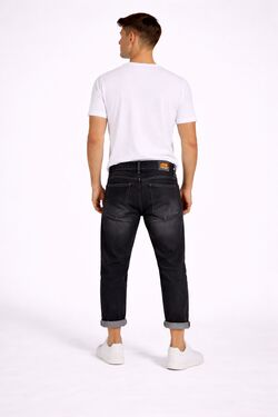 Calça Jeans Masculina Cropped Skinny Six One Dark – Barra Curta – Jeans Amaciado - 53864