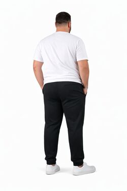 Calça Jogger Masculina Thoux Preta – Slim e Plus Size com 3 Bolsos - 53909