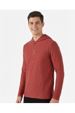 Blusão Masculino com Capuz Diametro Manga Longa Malhão Maquinetada Casual