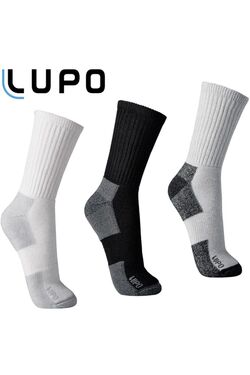 Kit 2 Pares Meia Lupo Cano Médio 3235 Masculina Esportiva Cores Sortidas
